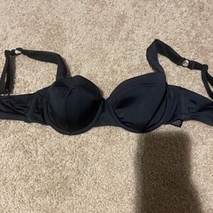 ASOS padded black swim top 32DD/E